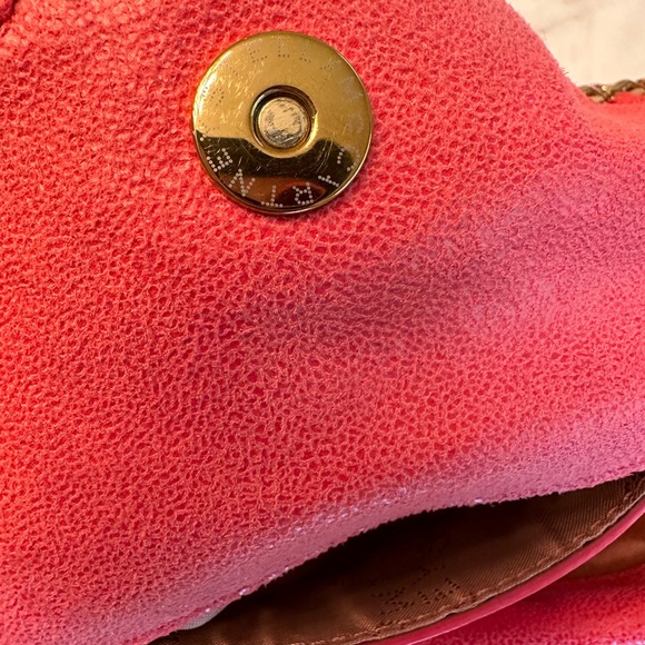 Stella McCartney mini Falabella in flamingo pink and gold - Picture 13 of 16